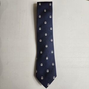 WM Chelsea LTD. Navy Religious Cross Tie